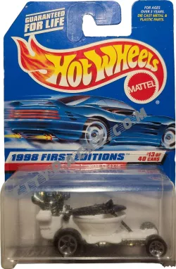 Hot Seat(1998 1st Edition)13 of 40

Some Hot Wheels castings are accurate replicas of commercially available cars. Others are customized in the half-century-old American tradition of hot-rods, street specials and funny-cars. 

Still others are like nothing ever seen on four wheels, including, in this case a toilet. Hot Seat is a Hot Wheels vehicle based on a jumbo-sized toilet, judging by the 